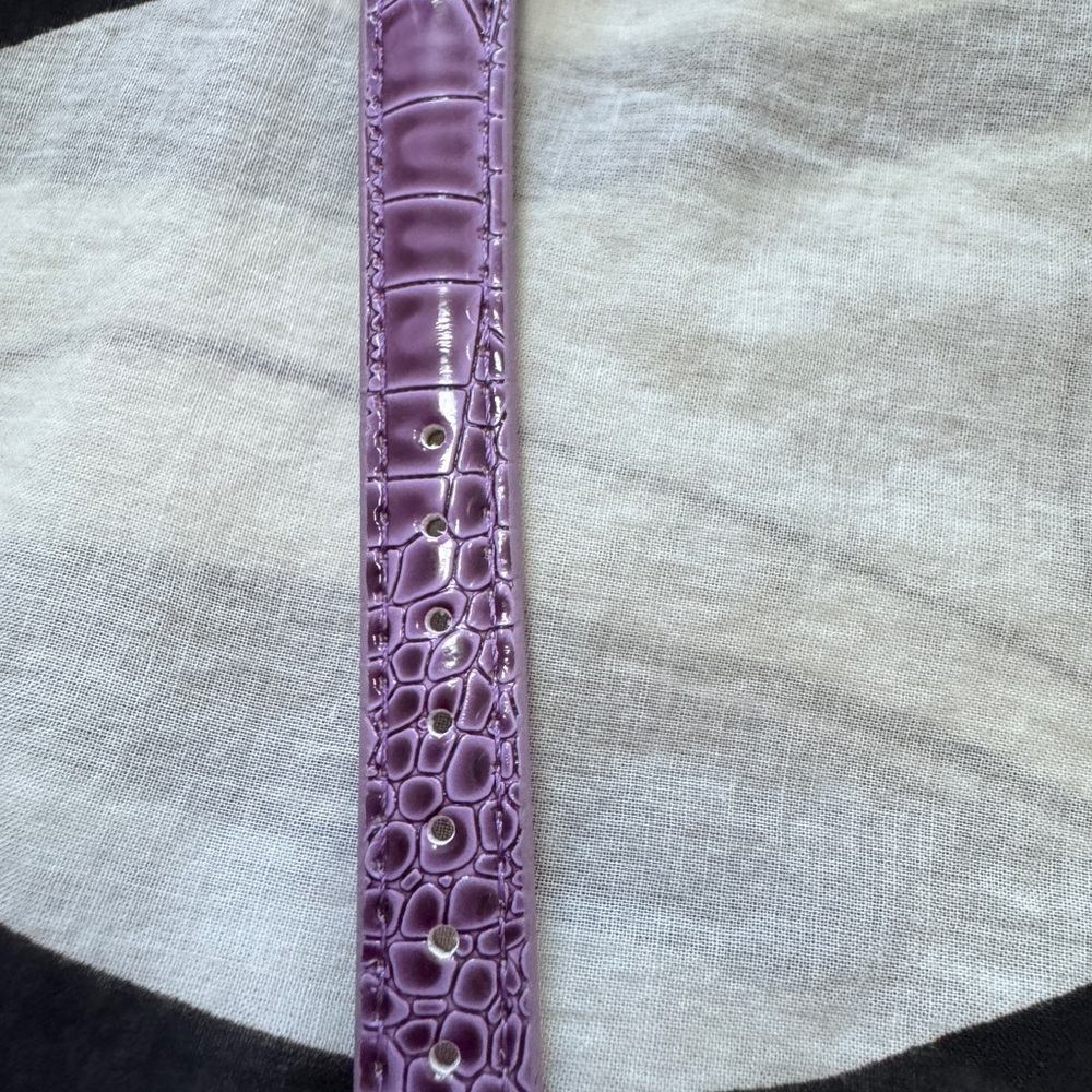 Venice Art & Glass Murano Glass Purple Ladies Watch - Picture 5 of 6